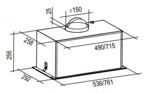  Backer ASTRO1500DCM 60 BL Backer Кухонная вытяжка