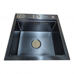  Backer Basic 450-45031 Nano Black Backer PVD Кухонная мойка