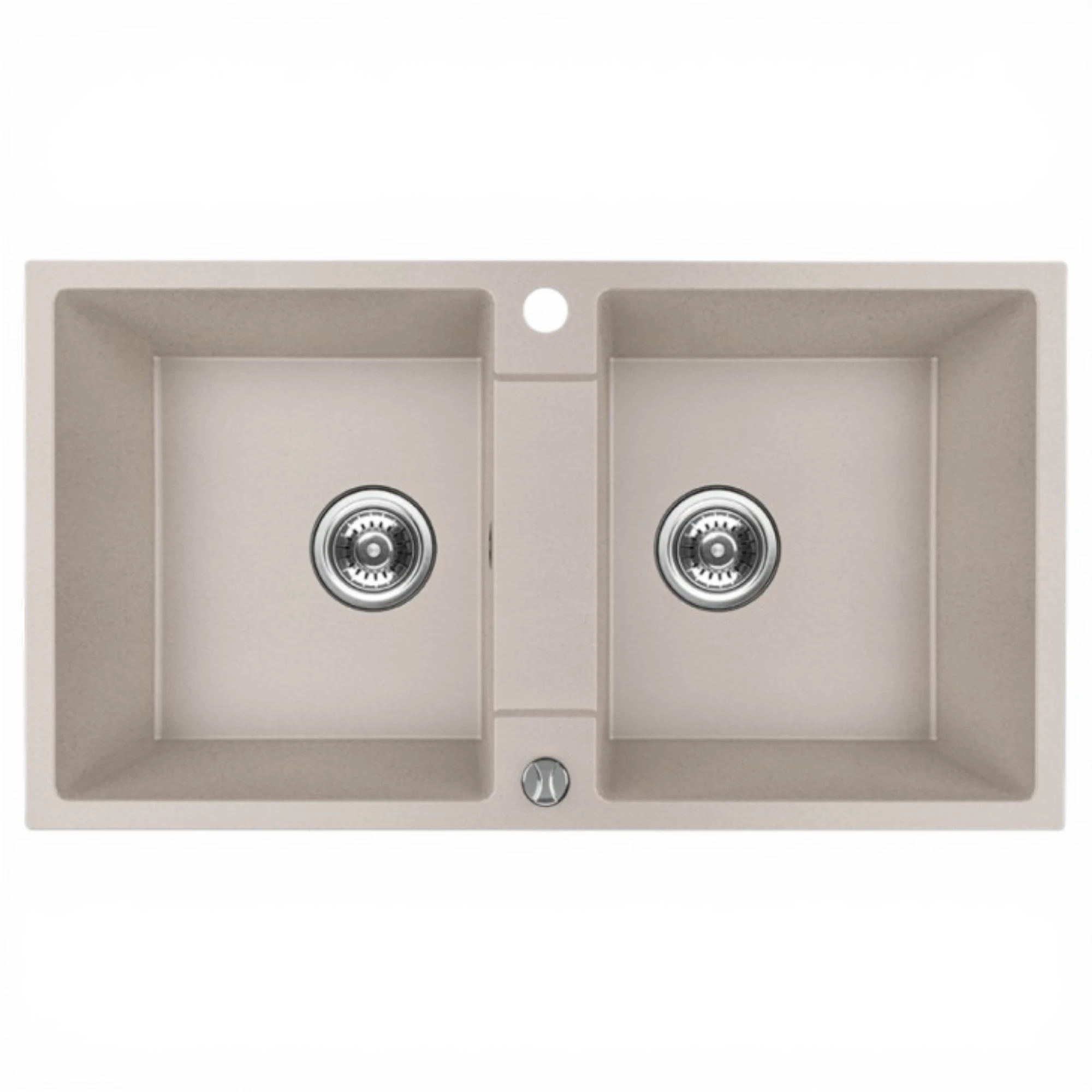  Backer NONA DUO IVORY 800x440 Backer Кухонная мойка