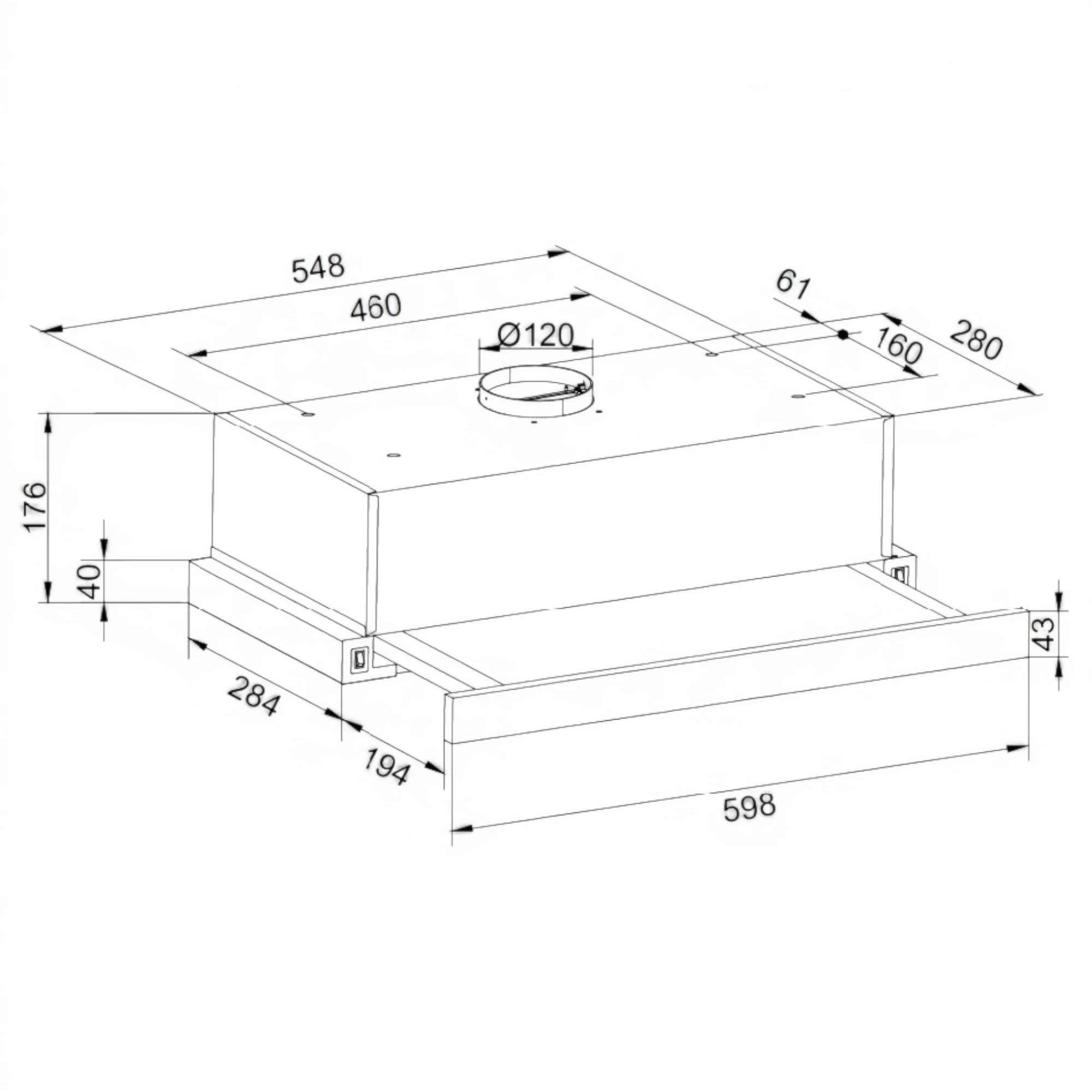Backer GLISO 650 (60) BL GL Backer Вытяжка Backer GLISO 650 (60) BL GL Backer Вытяжка
