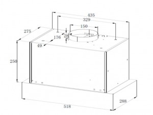  Backer MIRA52 1000 WH Backer Hota pentru bucatarie