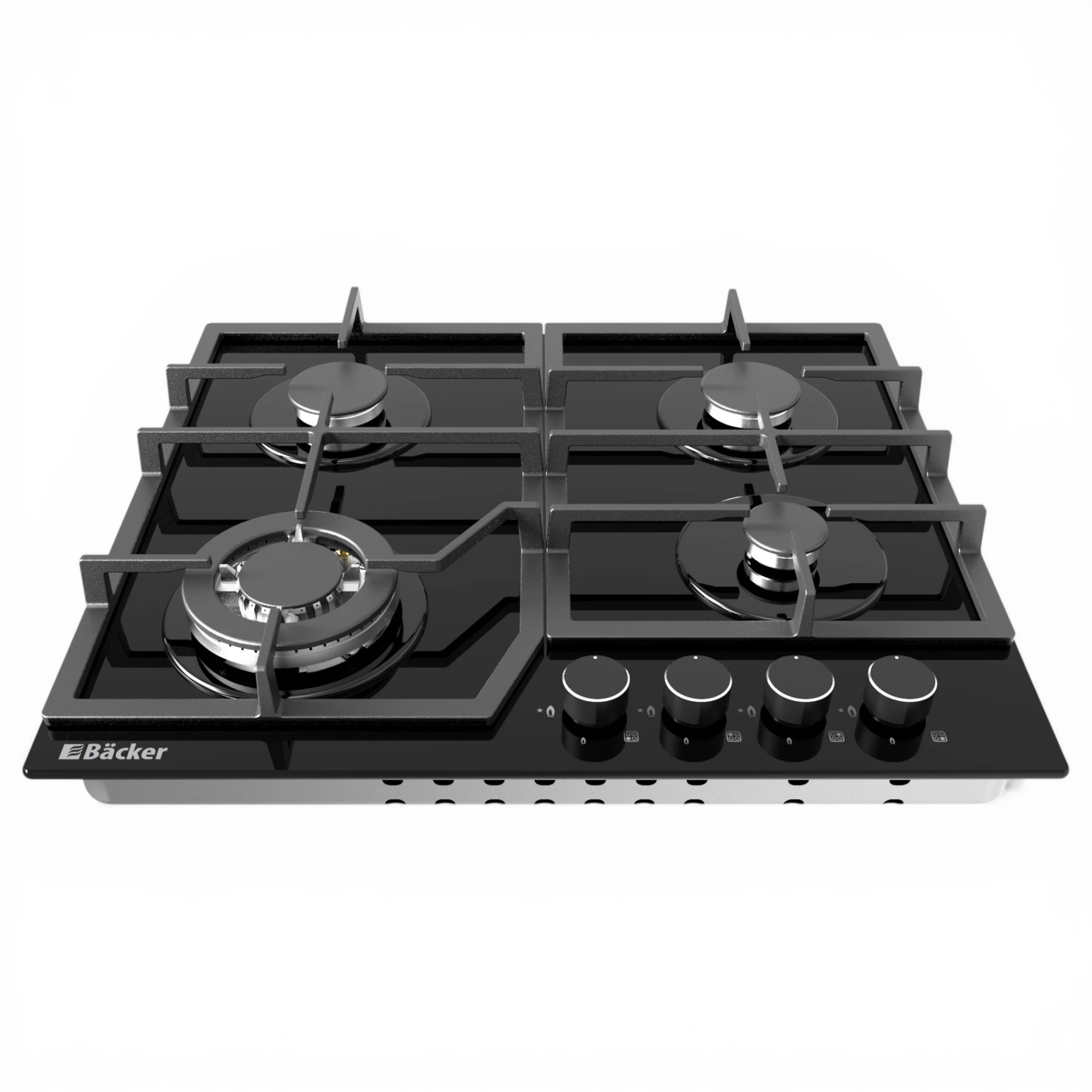 Backer RIKI 6004 Turbo BL GL Backer Встраиваемая варочная панель Backer RIKI 6004 Turbo BL GL Backer Встраиваемая варочная панель