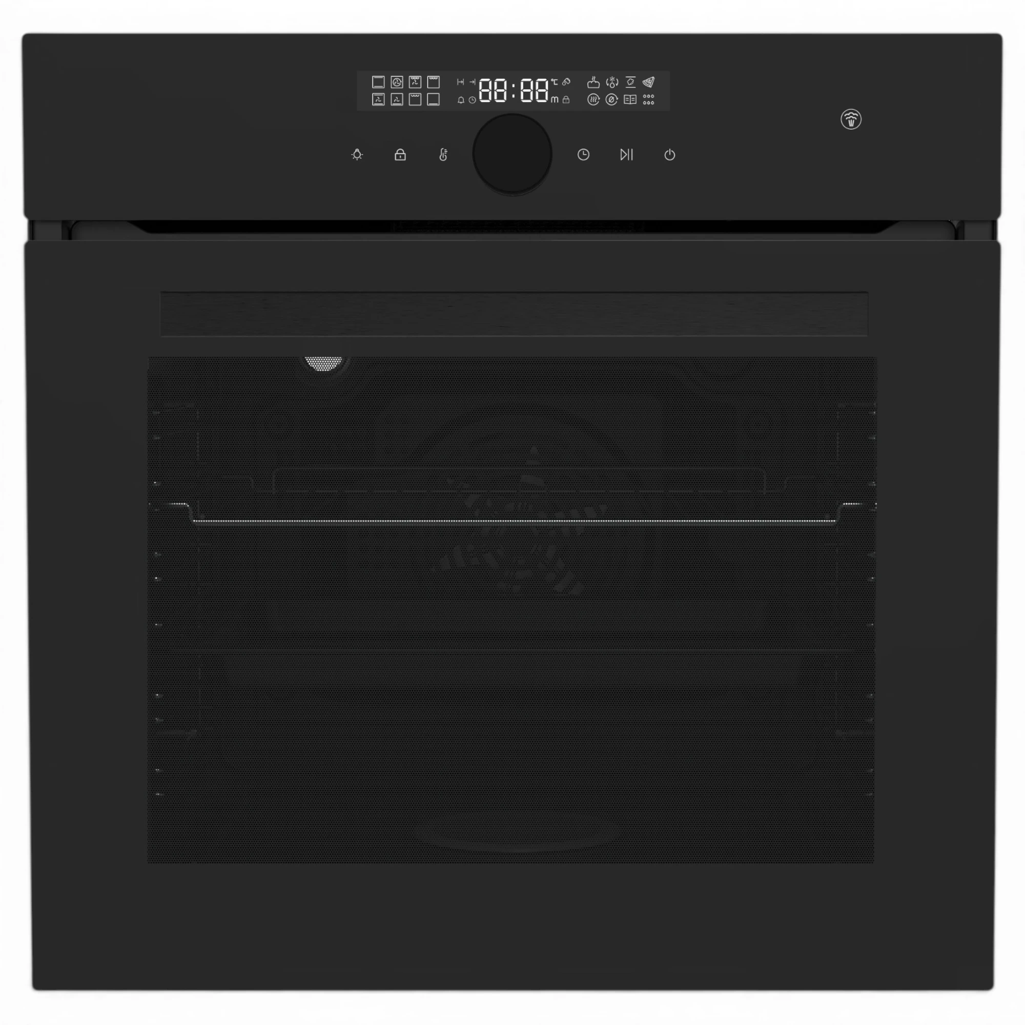  Backer RIKI 16 AirSteam SOFT BL MATT GL Backer Встраиваемый духовой шкаф