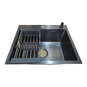  Backer Simple 550-450 BLACK Backer PVD Кухонная мойка