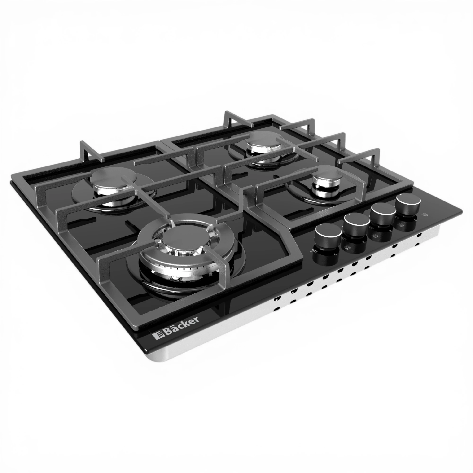 Backer RIKI 6004 Turbo BL GL Backer Встраиваемая варочная панель Backer RIKI 6004 Turbo BL GL Backer Встраиваемая варочная панель
