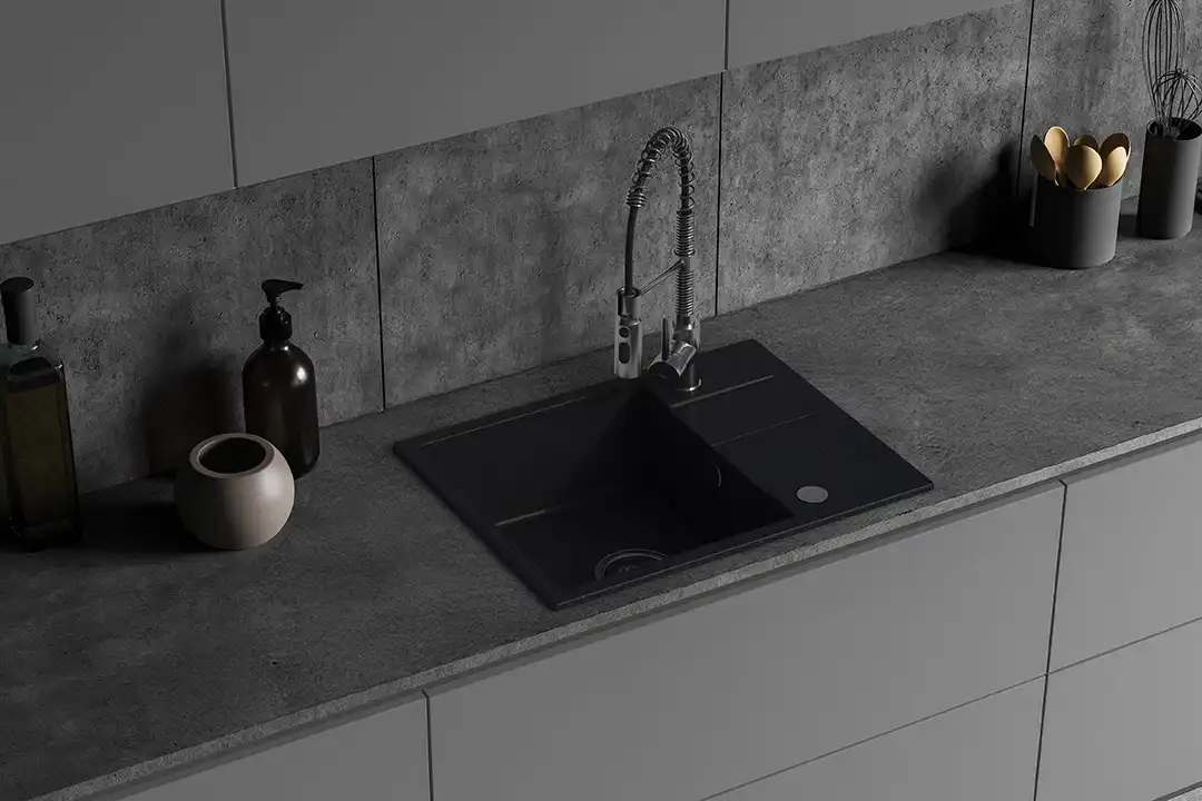 Backer NONA SOLO BLACK 560x440 Backer Chiuveta Backer NONA SOLO BLACK 560x440 Backer Chiuveta
