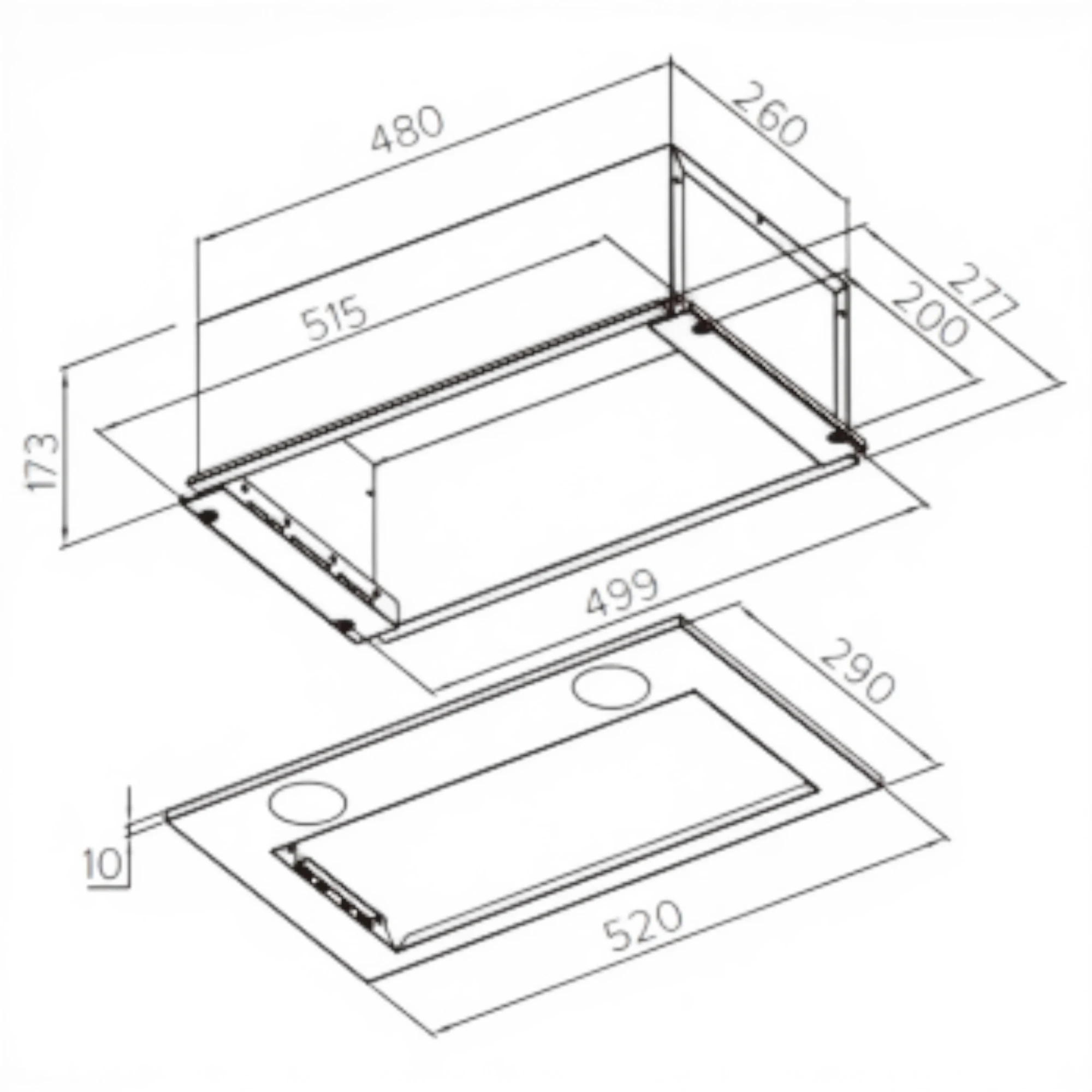  hota total incorporata pentru bucatarie Backer XIR 850 (52) BLACK