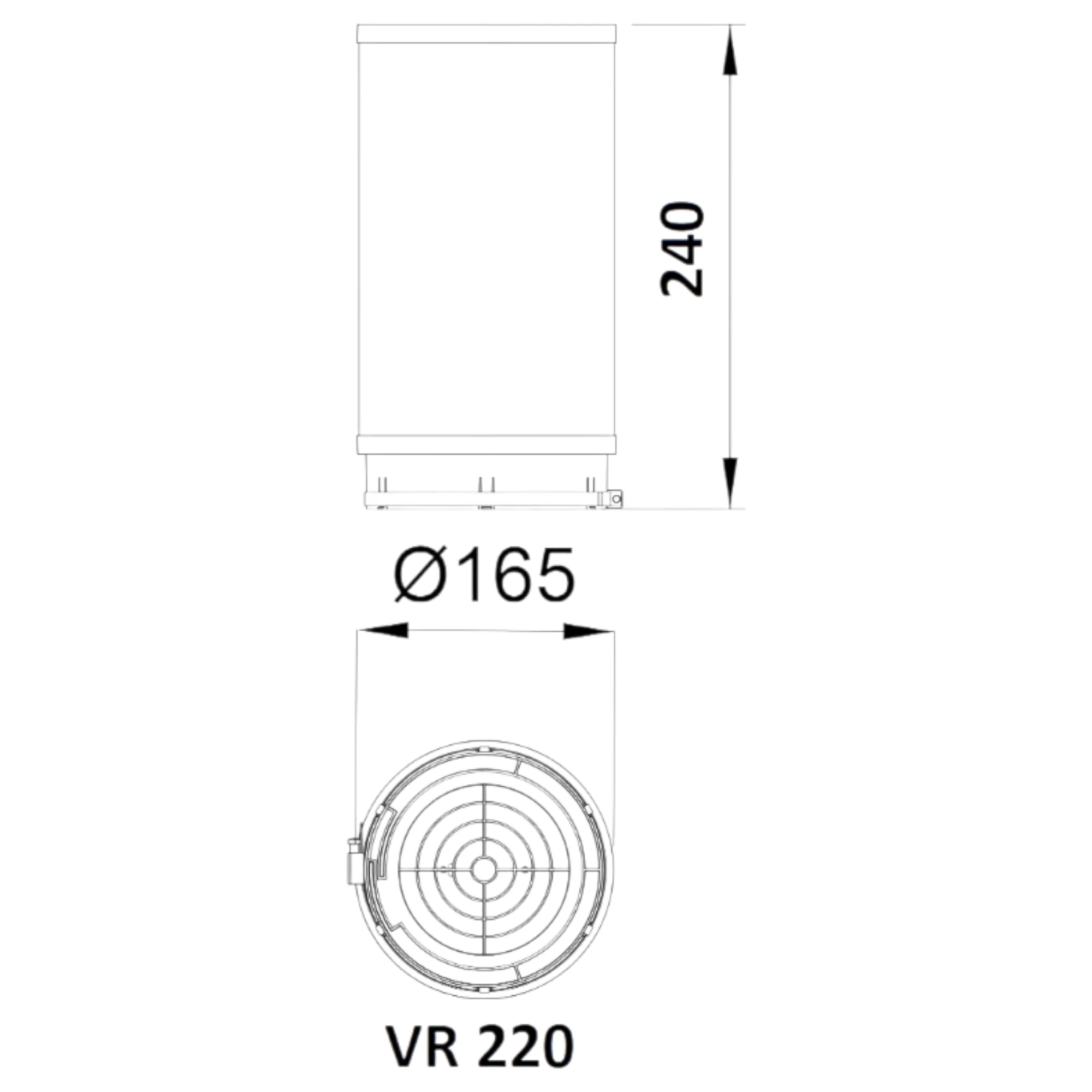  Backer VR 220 FILTRU DE PLASMA VERTICAL BACKER