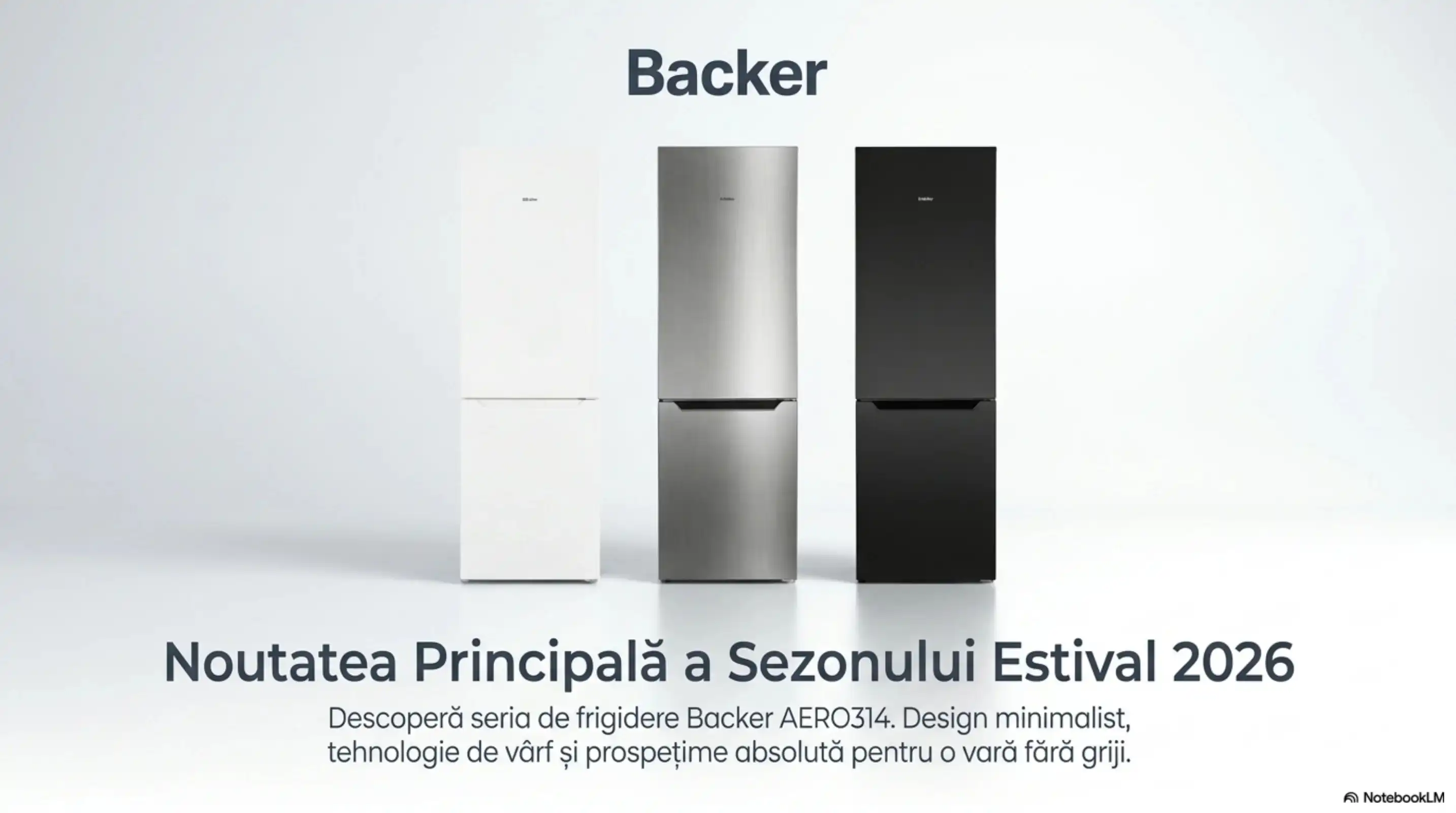Noutăți în acest sezon: Frigidere Backer